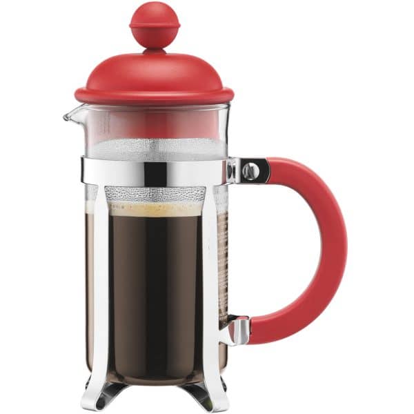 Bodum CAFFETTIERA Kaffebrygger, 3 kopper/0,35 l - Rød