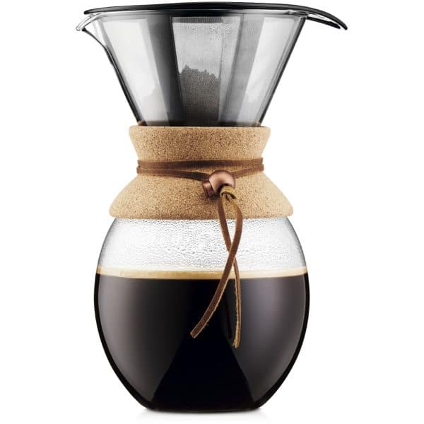 Bodum POUR OVER Kaffebrygger m. filter, 1,5 l - Kork
