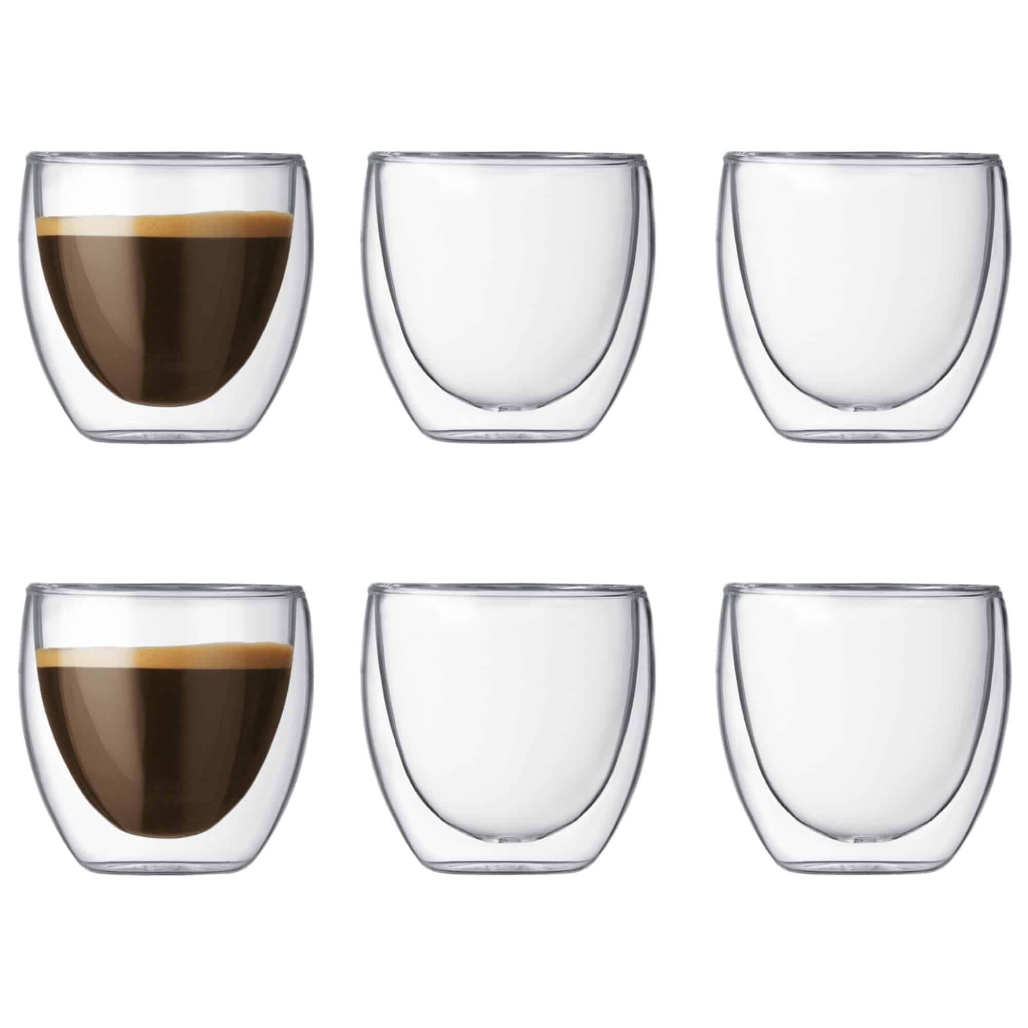 Bodum Pavina dobbeltvægget espresso glas, 0.08 l, stk. - Bedste Kaffemaskine