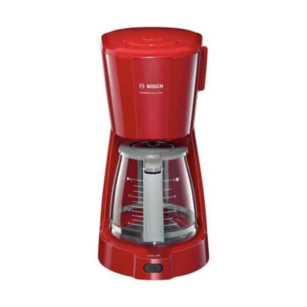 Bosch Tka3a034 - Kaffemaskine - 10 Kopper - Rød - 1100w 1,25 L
