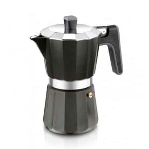 Bra - Kaffekande - 12 Kopper - Black Edition - Aluminium - Sort