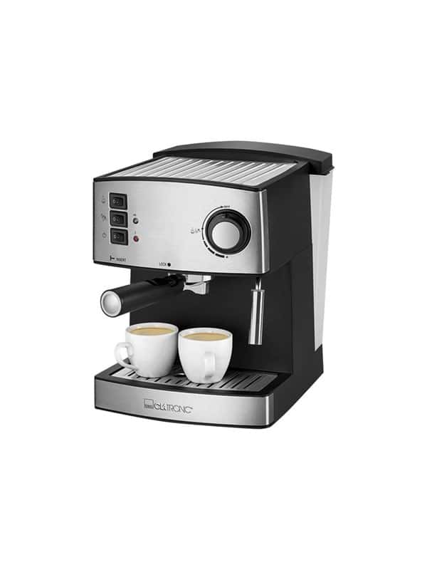 Clatronic ES 3643 - coffee machine with cappuccinatore - 15 bar - stainless steel