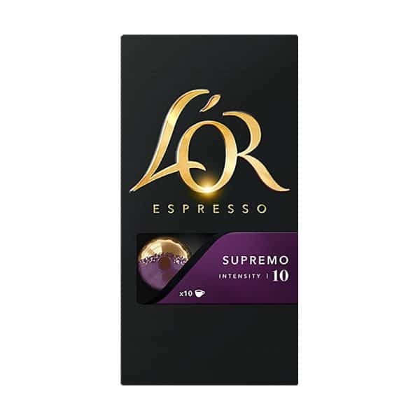 LÂ´OR Espresso 10 Supremo kaffekapsler
