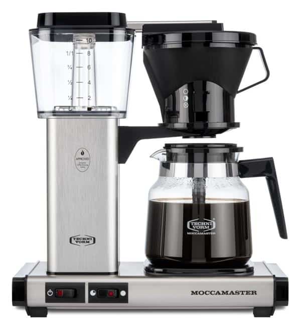 Moccamaster 53704 Manuel kaffemaskine - Brushed Silver