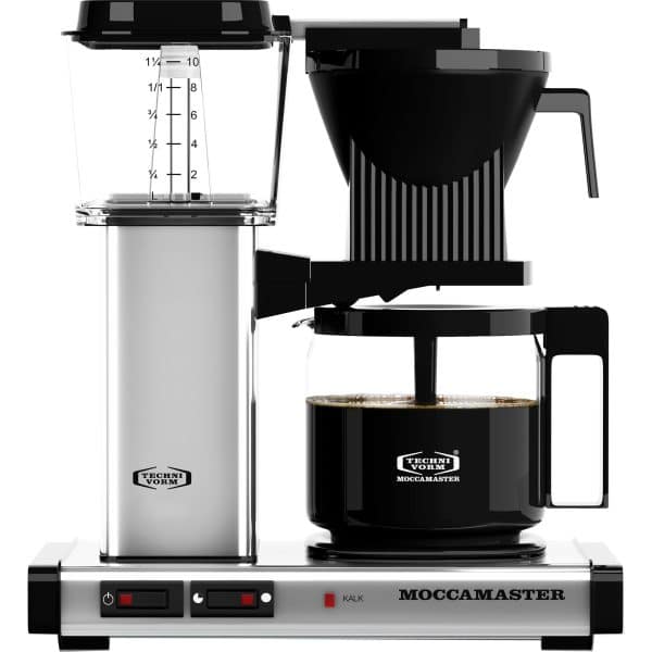 Moccamaster Automatic S Kaffemaskine, Poleret Sølv