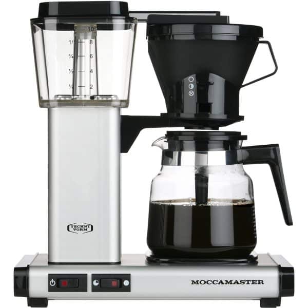 Moccamaster Manual Kaffemaskine, Mat Sølv