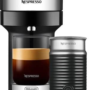 NESPRESSOÂ® Vertuo Next kaffemaskine fra DeLonghi, Pure Chrome