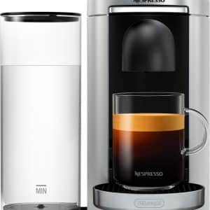 NESPRESSOÂ® VertuoPlus-kaffemaskine fra DeLonghi, Silver