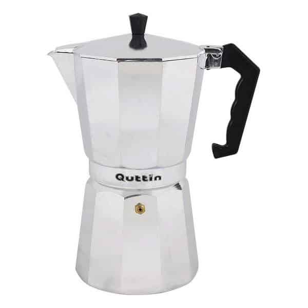 Quttin - Kaffekande - 9 Kopper - Aluminium - Sølv