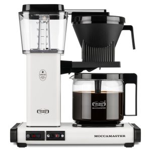 Automatic Kaffemaskine 1,25 liter, mat hvid
