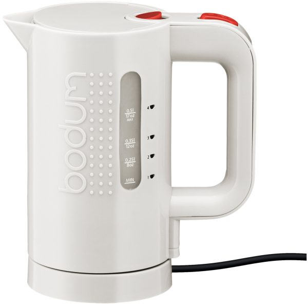 BISTRO Elkedel, 0,5 l. - hvid