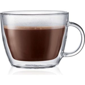 Bodum Bistro Double Wall Krus, Kaffekop 45cl 2stk