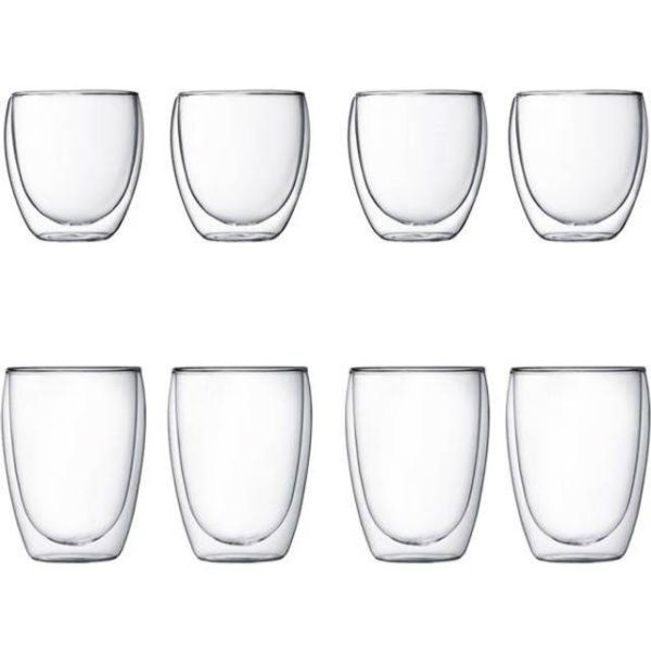 Bodum Pavina Latteglas 8stk