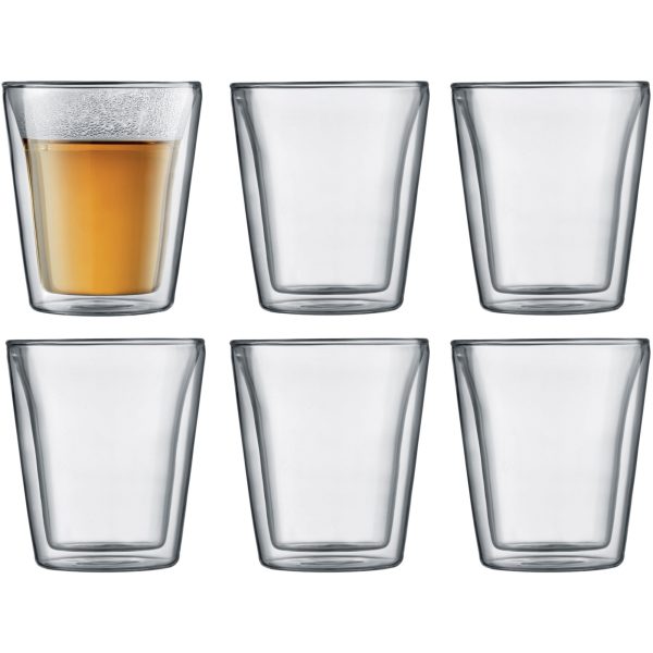 CANTEEN Dobbeltvægget glas, 6 stk. - 0,2 l