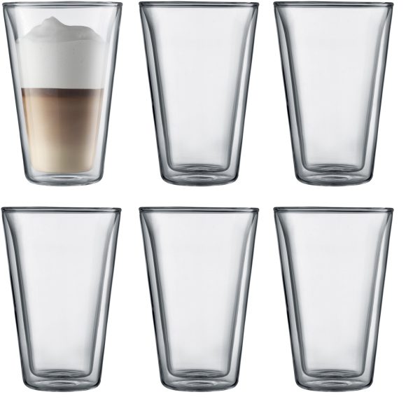 CANTEEN Dobbeltvægget glas, 6 stk. - 0,4 l