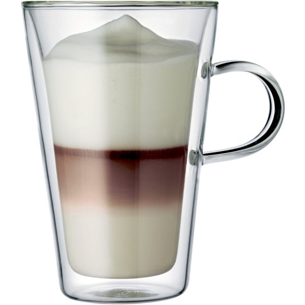 CANTEEN Dobbeltvægget glas med hank, 2 stk. - 0,4 l