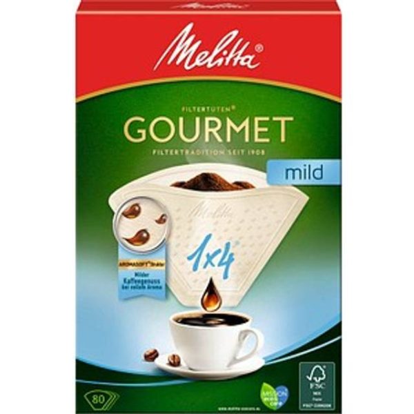 Melitta Filterposer Gourmet Mild 1 x 4/80 St