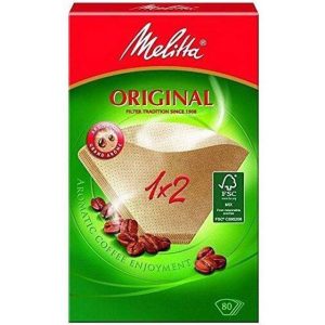 Melitta Original Kaffefilter 1x2 ubleget