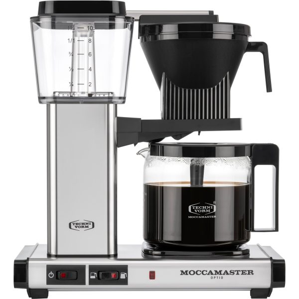 Optio kaffemaskine 1,25 liter, Polished Silver