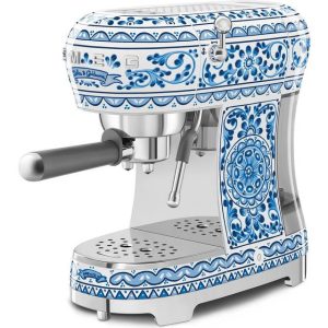 Smeg Espressomaschine Dolce & Blu Mediterraneo