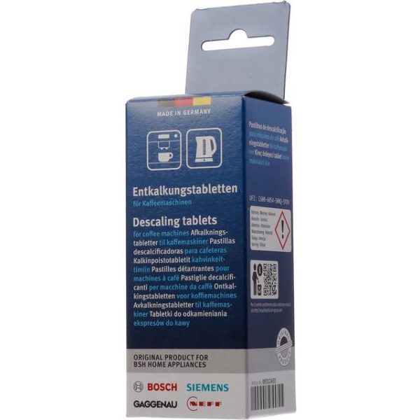 Bosch Siemens Afkalkningstabletter 6 x 18 g