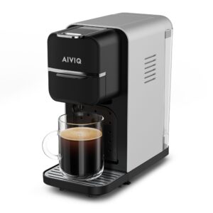 AIVIQ MultiBrew Multi-Kapsel Kaffemaskine - ACEM-351 - Sølv & Sort