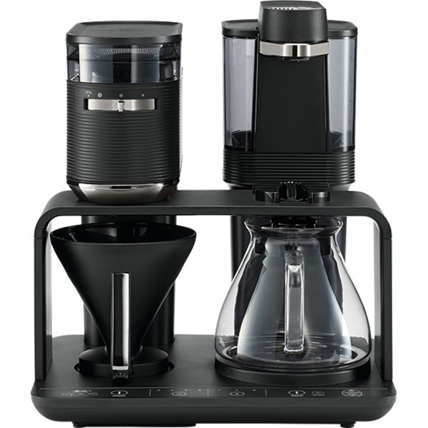 Melitta Epos Kaffemaskine, sort/krom