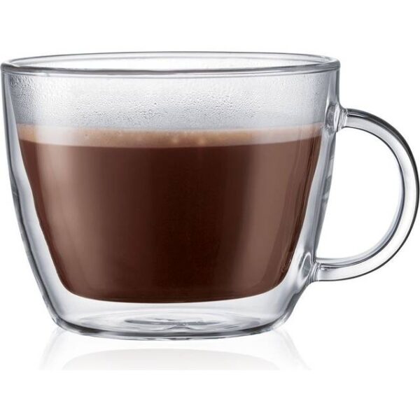 Bodum Bistro Double Wall Kaffekop, Krus 45cl 2stk