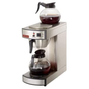 Kaffemaskine - 1 gruppe + 2 varmeplader - Automatisk