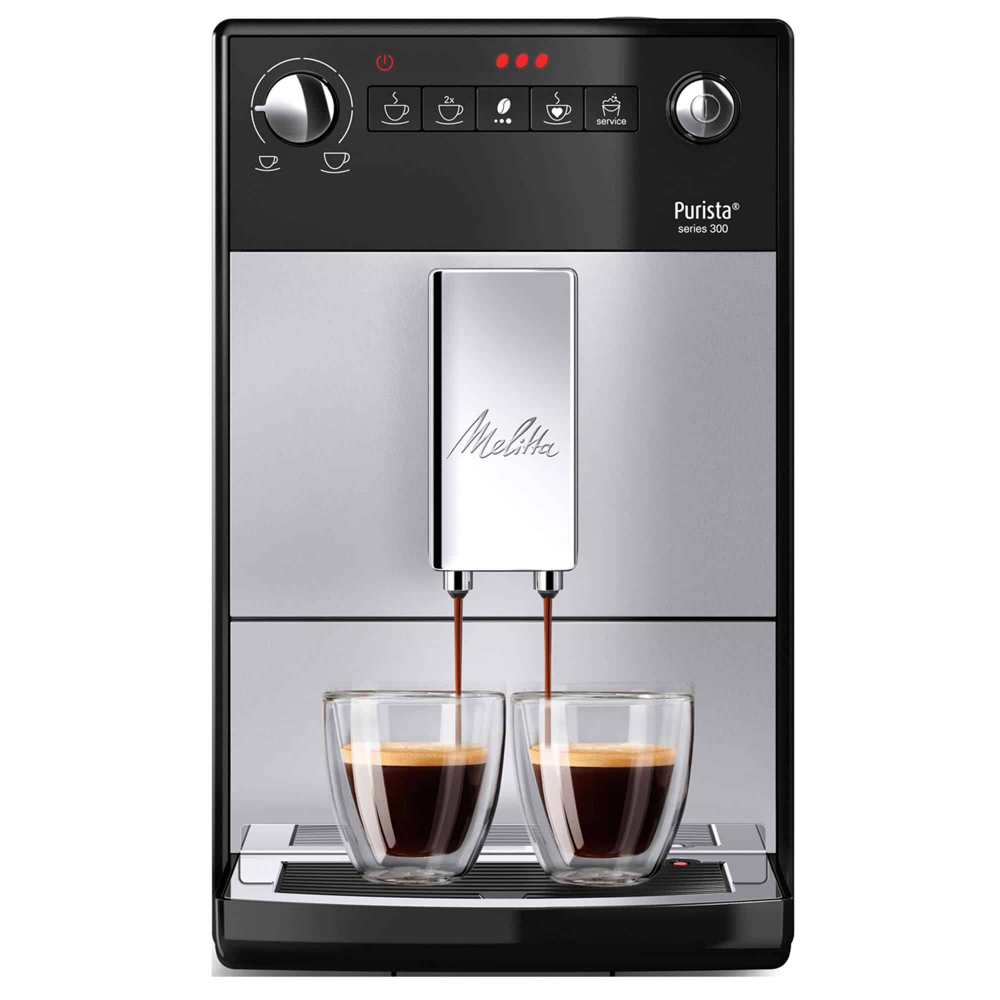 - Melitta Purista Helautomatisk kaffemaskine, sølv