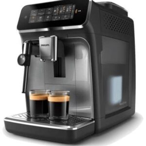 Philips 3300 series EP3329 - automatic coffee machine with milk frother - 15 bar - black panther