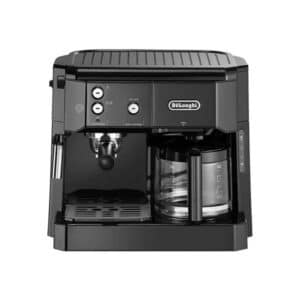 DeLonghi De'Longhi BCO 411.B - coffee machine with drip coffee maker and cappuccinatore - 15 bar - silver/black