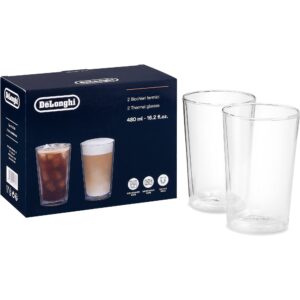 Delonghi Dobbeltvæggede Termoglas 480 ml, 2-pak