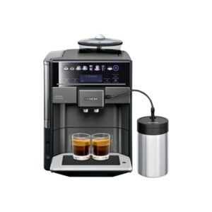 Siemens EQ.6 plus extraKlasse TE657F09DE - automatic coffee machine with milk frother - 19 bar - dark inox