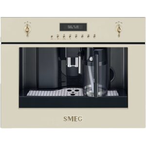 Smeg 60 cm indbygget kaffemaskine i creme