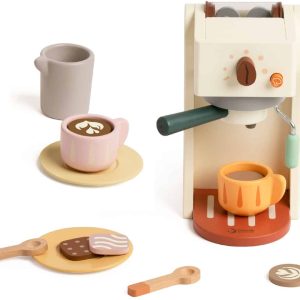 Classic World Kaffemaskine i Træ Legesæt