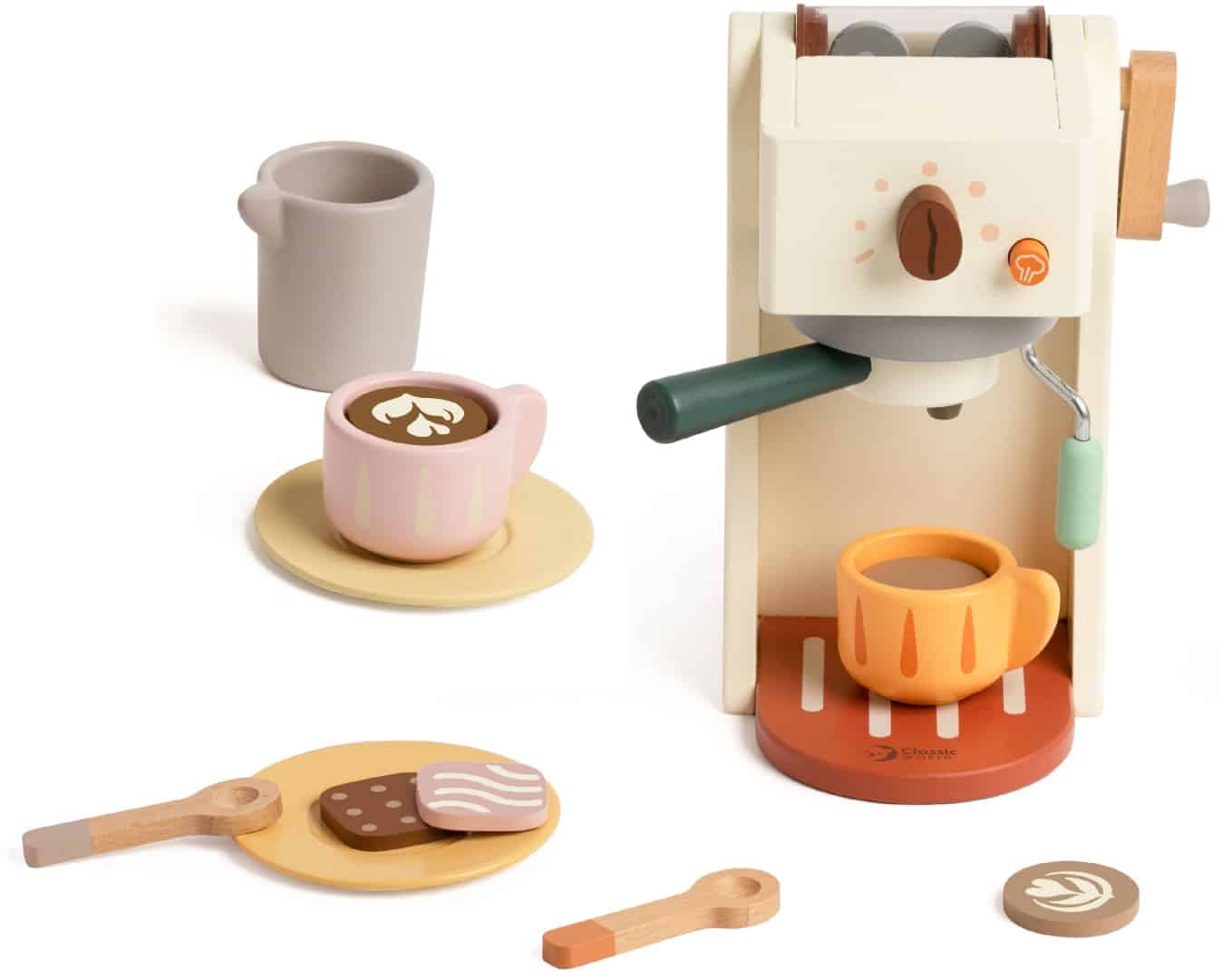 Classic World Kaffemaskine i Træ Legesæt