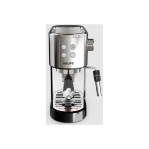 Krups Virtuoso + XP444C10 - coffee machine with milk frother - 15 bar - stainless steel